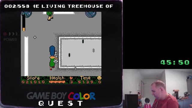 GBC Quest (002) - Simpsons: Night of the Living Treehouse of Horror, The (1/2) смотреть онлайн