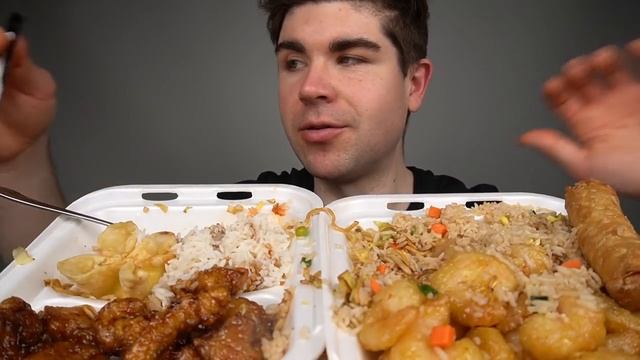 HUGE PANDA EXPRESS MUKBANG!! смотреть онлайн