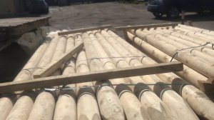 Столбы деревянные для забора
