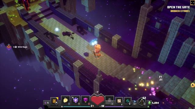 Minecraft Dungeons Echoing Void playthrough w/CyberDrew Part 3 смотреть онлайн
