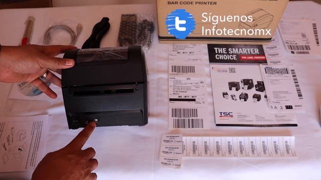 Impresora De Etiquetas Termica Directa TSC DA210 Unboxing