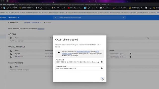 Google Developer Console Get Json File смотреть онлайн