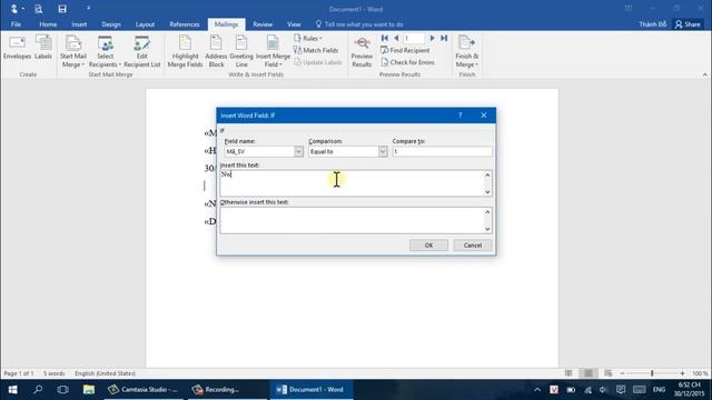 Sử dụng Mail Merge kết nối với Word, Excel, Access, Sql Server trong Word 2016 смотреть онлайн