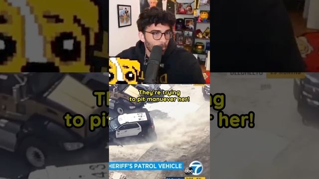 FEMALE SUSPECT STEALS COP CAR IN LA смотреть онлайн