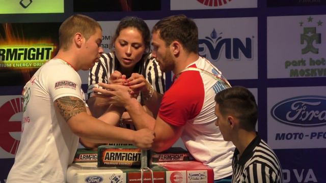 European Armwrestling Championship 2015.  LYBOMIR MILANOV - SPARTAK ZOLOEV
