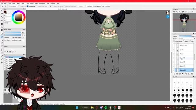 we are finishing this psd todayyyyyyyyy || gachavtuber смотреть онлайн