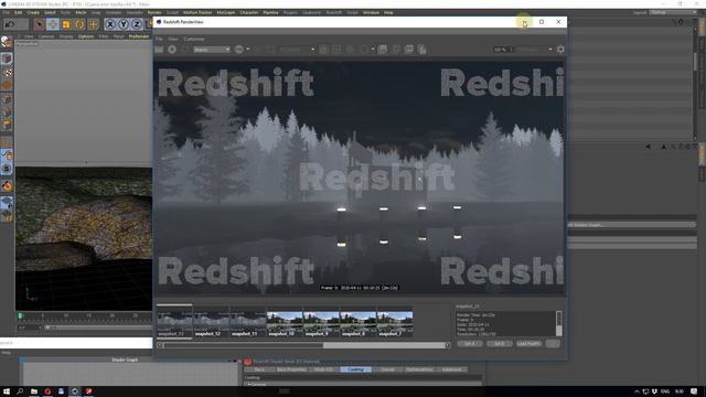 Redshift Render exterior Cinema 4d part 5 convert material смотреть онлайн