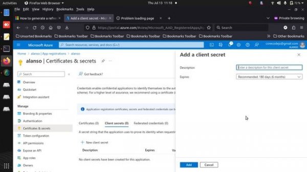 Microsoft API - Get Access Token and Refresh Token