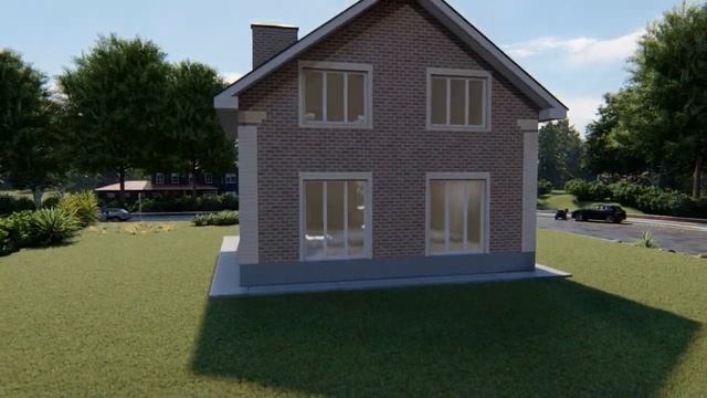 Видео презентация двухэтажного мансардного дома площадью 150кв.м. смотреть онлайн