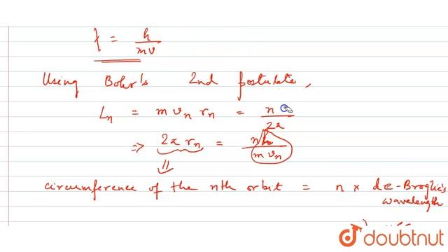 (a) Using Bohr\'s second postulate of quantization of orbital angular momentum show that the смотреть онлайн