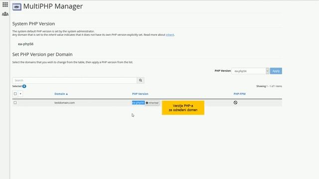 Kako promeniti PHP verziju na cPanelu - MultiPHP Manager смотреть онлайн