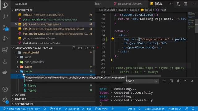 Load Images | Serve Static Files | Next JS Tutorial #6 for Beginners смотреть онлайн