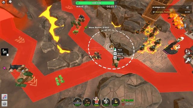 Golden Soldiers and Support Infernal Abyss + Auto Skip Roblox Tower Defense Simulator смотреть онлайн
