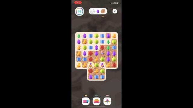 Прохождение «Три в ряд», 38 уровень | Игра «Плюс Сити» смотреть онлайн