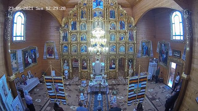 Богослужіння церква Василія Великого,парафія Стебліцька,с.Рожнів,23.05.2021 смотреть онлайн