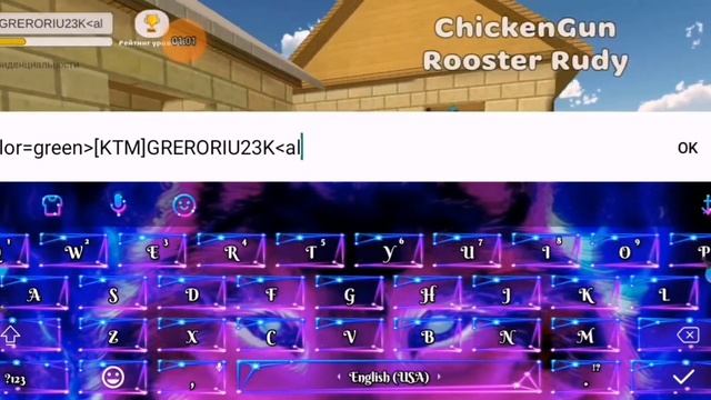 как сделать разноцветный ник в чикен гане?! ? смотреть онлайн