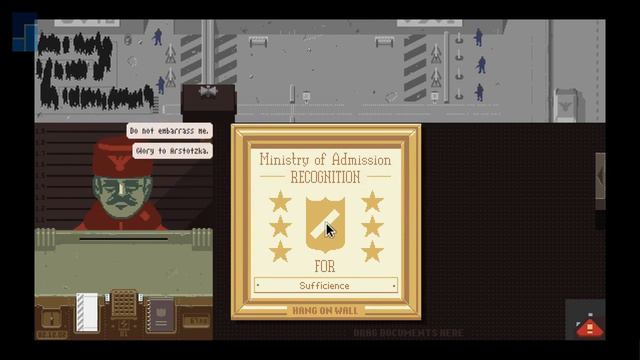 RECOGNITION AWARD (Papers, Please - Playthrough - PC - Part 4) смотреть онлайн