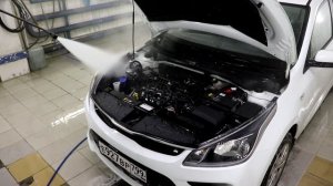 Что произошло после мойки двигателя?How To Wash the engine Properly on KIA RIO ???