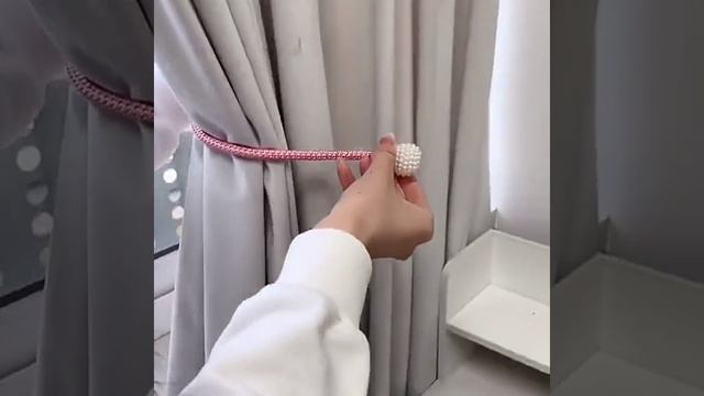 Лайфхаки для дома удобный держатель для шторы #shorts смотреть онлайн