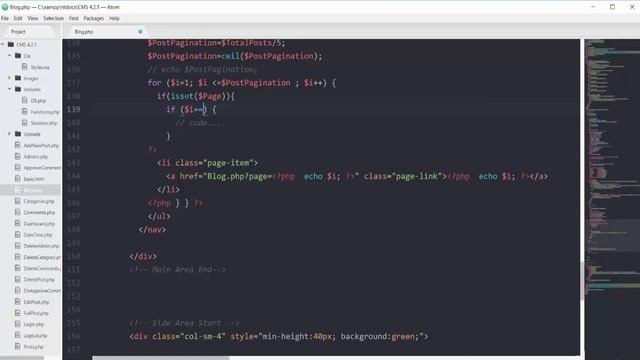 CMS Active Current Page on Pagination Using PHP смотреть онлайн