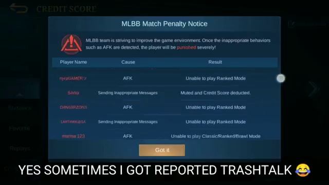 HOW TO FIX LOW CREDITS SCORE MOBILE LEGENDS TRICKS BYPASS! смотреть онлайн