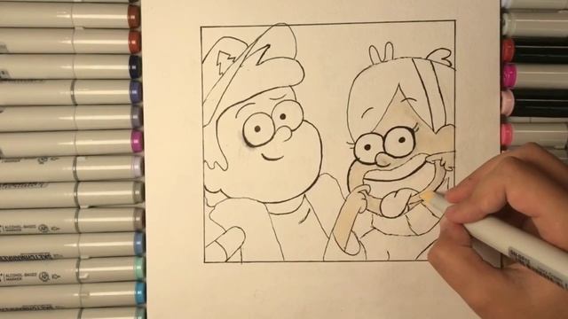 Как нарисовать Мейбл и Диппера из Гравити Фолз? How do I draw Mabel and Dipper from Gravity falls? смотреть онлайн