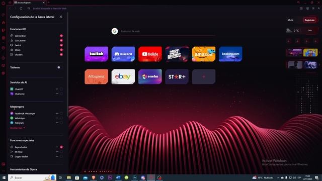 Cómo ACTIVAR/OCULTAR BARRA LATERAL en OPERA GX | PERSONALIZAR смотреть онлайн