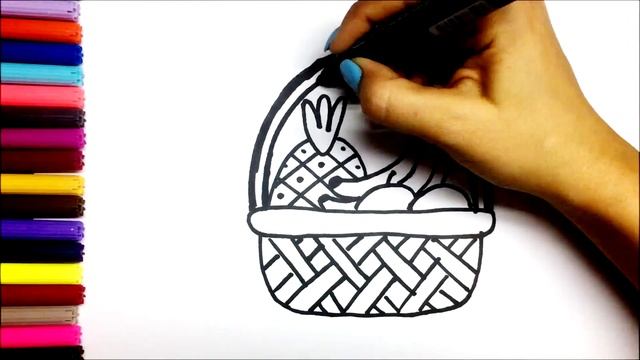 Сурет салу жемістер себеті. Как нарисовать натюрморт (корзина с фруктами) смотреть онлайн