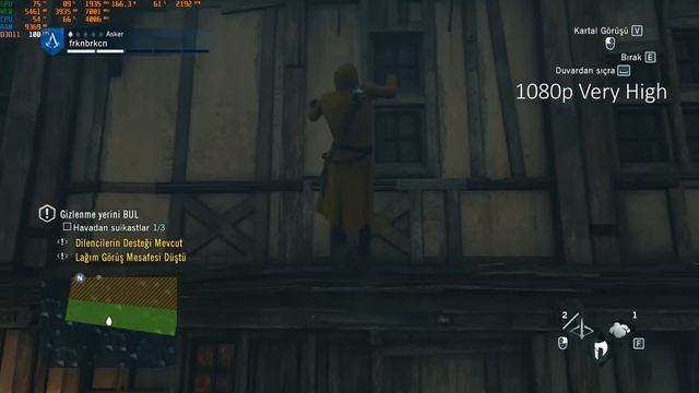 AC Unity - i5 10400 - RTX 2060 - FPS Test смотреть онлайн