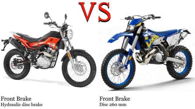 Rieju Tango 125 vs Husaberg TE 300 Test specification comparison смотреть онлайн