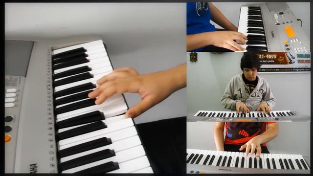 "LET IT BE" (VERSÃO) Beatles 6 em 1 - Aula de Teclado INICIANTE смотреть онлайн