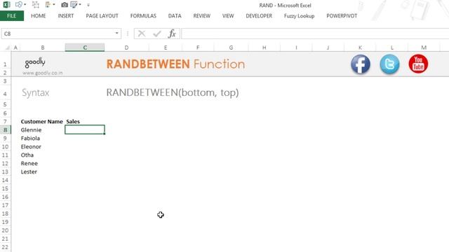 RAND & RANDBETWEEN Functions in Excel смотреть онлайн