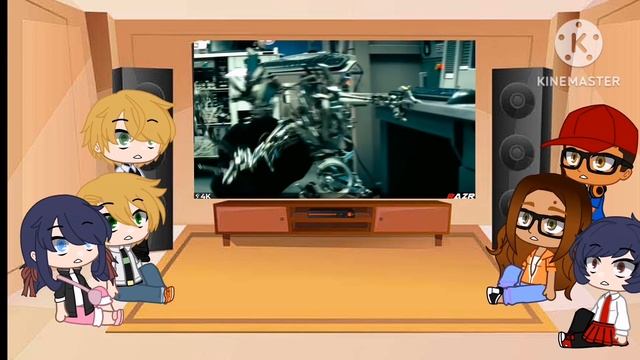 MLB/Miraculous Ladybug react to Transformers 2007 Megatron return смотреть онлайн