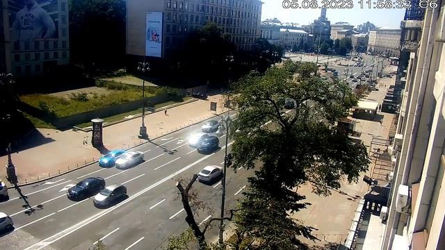 Веб-камера Киев Европейская площадь + Майдан 2023 08 05 смотреть онлайн