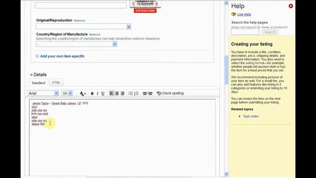 Как продать винил на Ebay - ЭЛЕМЕНТАРНЫЙ ПРИМЕР смотреть онлайн