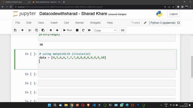 Range Function || Range Function in Python || Maths and Statistics Tutorial || Datacode with Sharad смотреть онлайн
