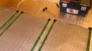 Инфракрасный теплый пол в деревянном доме. Современная система отопления.