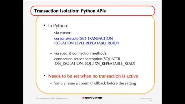 Marc-Andre Lemburg - Advanced Database Programming with Python смотреть онлайн
