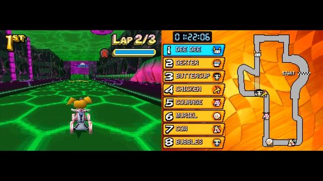 Cartoon Network Racing (100% + Bonus) | DS | Longplay | Walkthrough #1 [4Kp60] смотреть онлайн