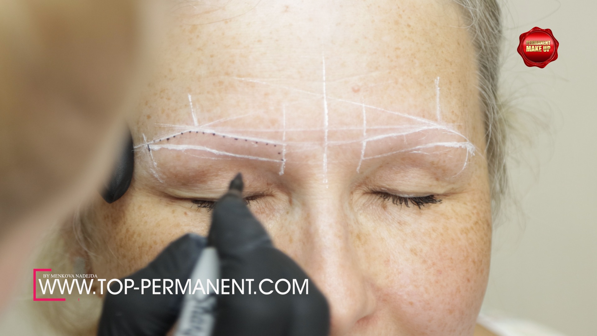 Перманентный макияж. Пудровые брови. Несмываемый эффект. смотреть онлайн