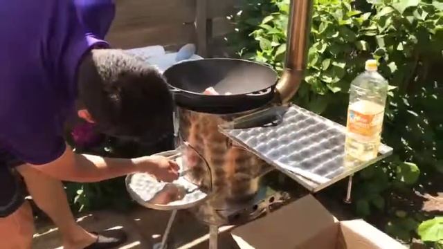 Печь Учаг казан чугунный Holzofen aus Edelstahl V2A Uchak Uchag Utschag Utschak Gulaschkanone Kesse смотреть онлайн