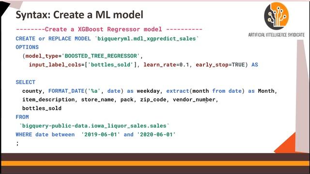 BigQuery Machine Learning - XGBoost Regressor- Do it yourself tutorials - DIY#16 смотреть онлайн