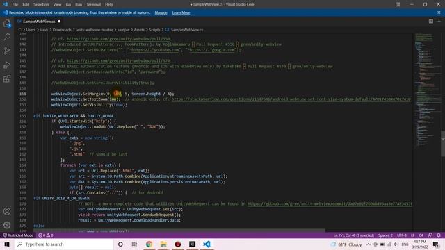 How to Load HTML CSS Javascript Website Inside Unity3D for Free | Unity Android Tutorial смотреть онлайн