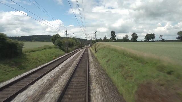 【4K】 Führerstandsmitfahrt Regensburg Hbf  Nach Fürth über Obertraubling,Undorf,Neumarkt,Feucht
