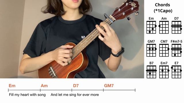 Fly me to the moon (Ukulele Cover) смотреть онлайн