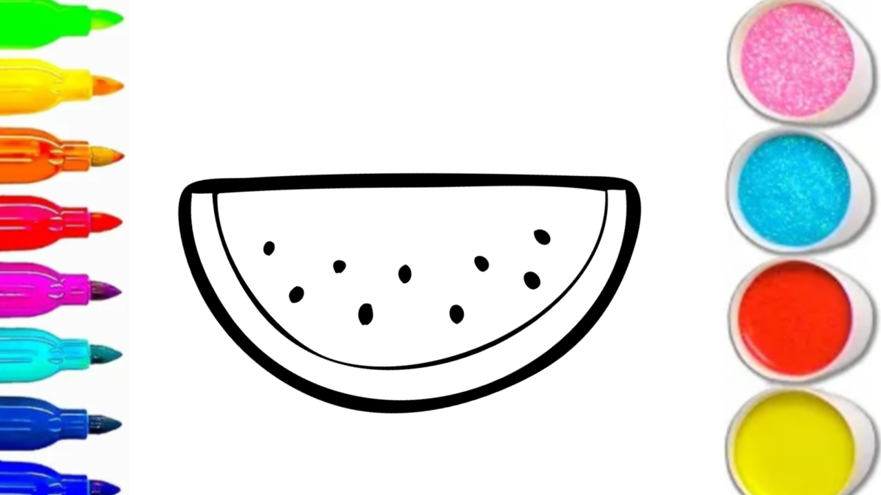 КАК НАРИСОВАТЬ АРБУЗ смотреть онлайн