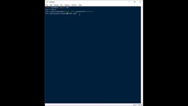 Upload your Instagram post using python bot смотреть онлайн