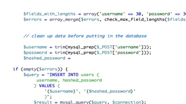 Building a CMS with PHP part 110 - Hashed Password / sha1 Function смотреть онлайн