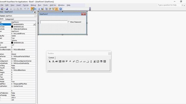 MS Excell Checkbox Create Password Char смотреть онлайн