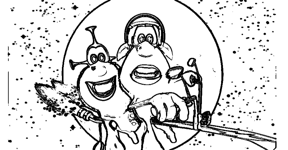 Буба ( Booba). Волшебная метла. Ретро-Анимация. Мультфильм